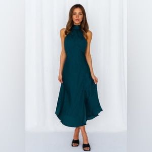 No Tears Here Maxi Dress Forest Green from hello Molly